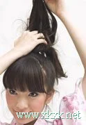 MM必学 轻松六步扎出日本丸子头