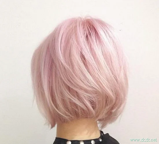 粉色控女生的粉色Hairstyle，心情都是粉粉的