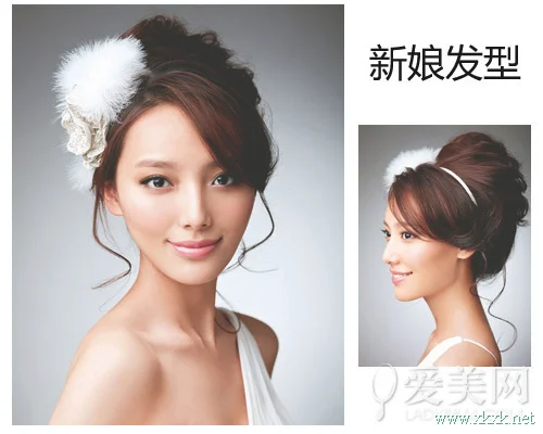 唯美韩式新娘发型 发饰点缀更吸睛