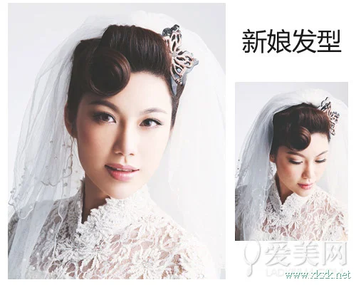 唯美韩式新娘发型 发饰点缀更吸睛