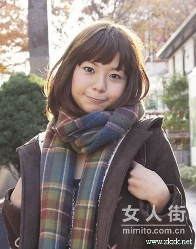 8款日本早春短发 青春度翻两番