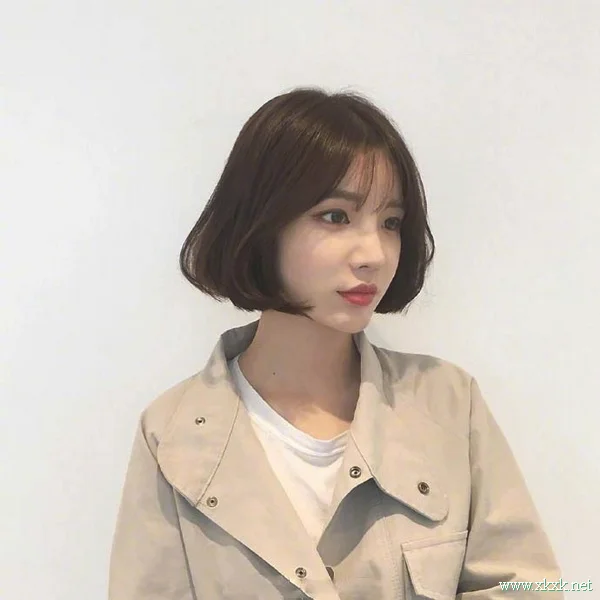 九款韩系女生的中短发造型参考