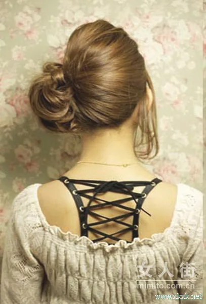 清爽日系盘发 手把手教会你