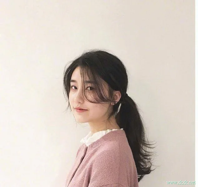 9款低马尾造型示范，温柔甜美系！