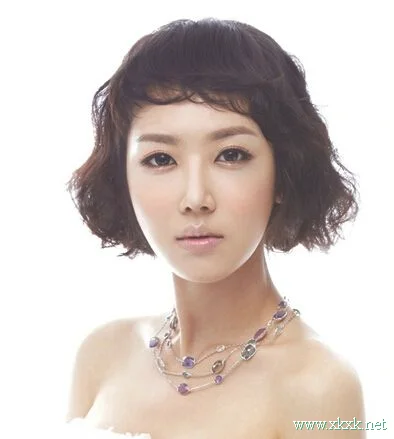 韩式短发新娘发型 打造简约气质女神