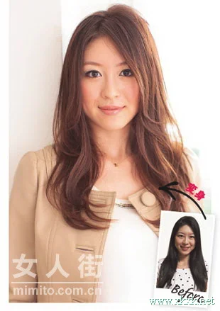两款宅女发型 飘逸秀丽外卷发