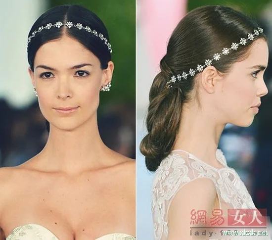 最美新娘盘发造型 10月结婚发型之选