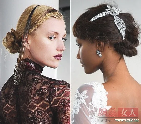 最美新娘盘发造型 10月结婚发型之选