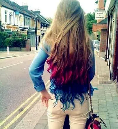 长发女生渐变染发颜色技巧的选择 享受冲击的视觉盛宴