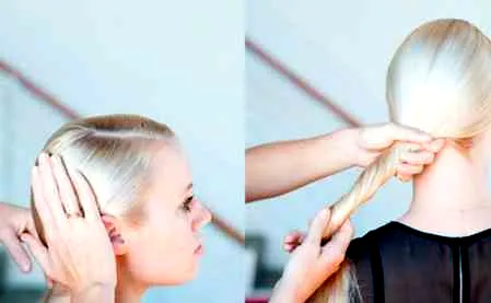 法式侧边花苞头扎法教程 浪漫唯美一分钟学会