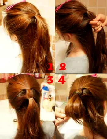 简单创意马尾公主式扎法 摆脱普通平凡