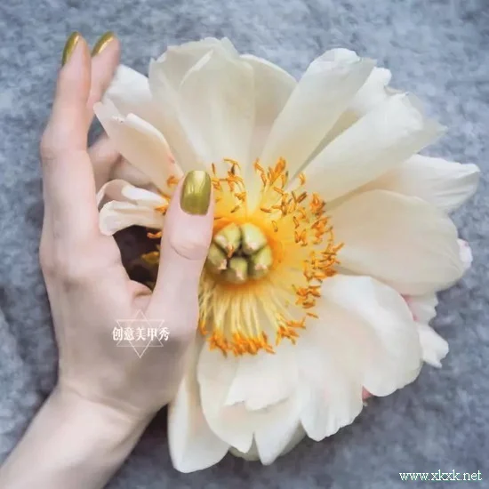 适合秋季的纯色美甲，简单也很美