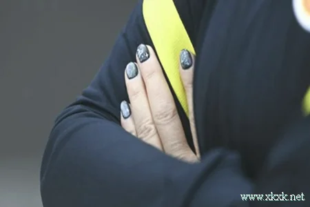 女足主教练水庆霞涂足球美甲 2022最新创意美甲