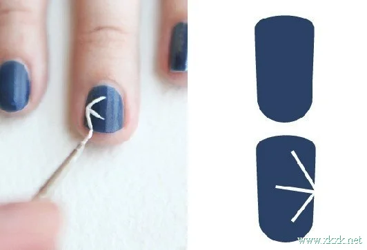 非常漂亮的圣诞主题美甲详细教程