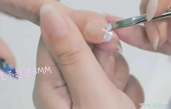 花瓣美甲图片教程 美美哒的花瓣美甲图案
