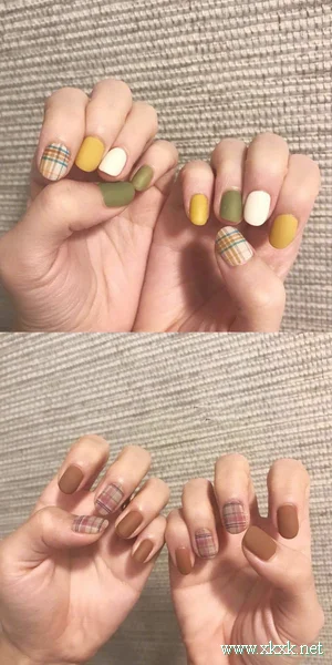 超美的磨砂质感秋冬美甲图片合集