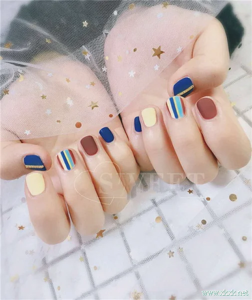 短指甲美甲大全，好看的短指甲在这