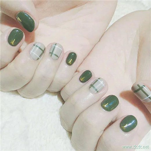 短指甲美甲大全，好看的短指甲在这