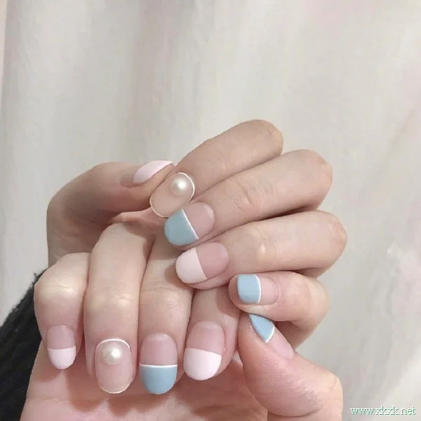 奶茶色美甲图片大全 冬季美甲流行色