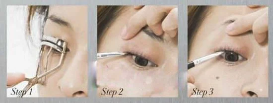 单眼皮女生 深邃电眼妆画法全过程
