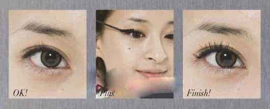 单眼皮女生 深邃电眼妆画法全过程